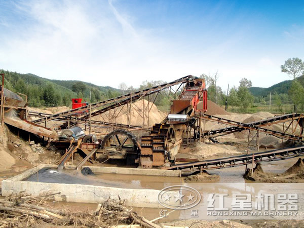 篩沙水洗機(jī)應(yīng)用現(xiàn)場